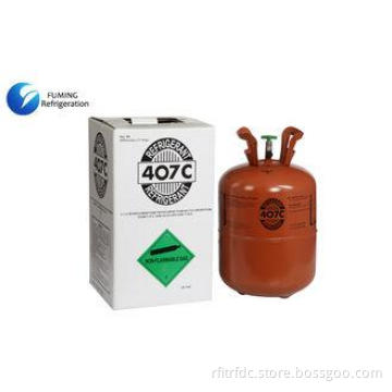 Colorless R407C Mixed Refrigerant Purity 99.8% With 400L Re